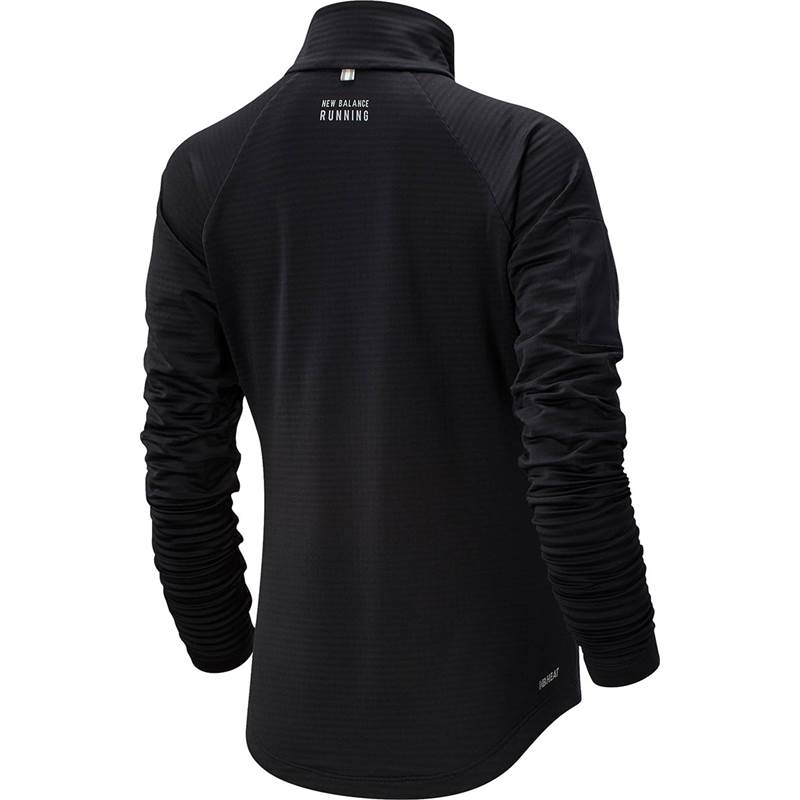 New Balance Womens Impact Run Heat Grid Half Zip Top-3